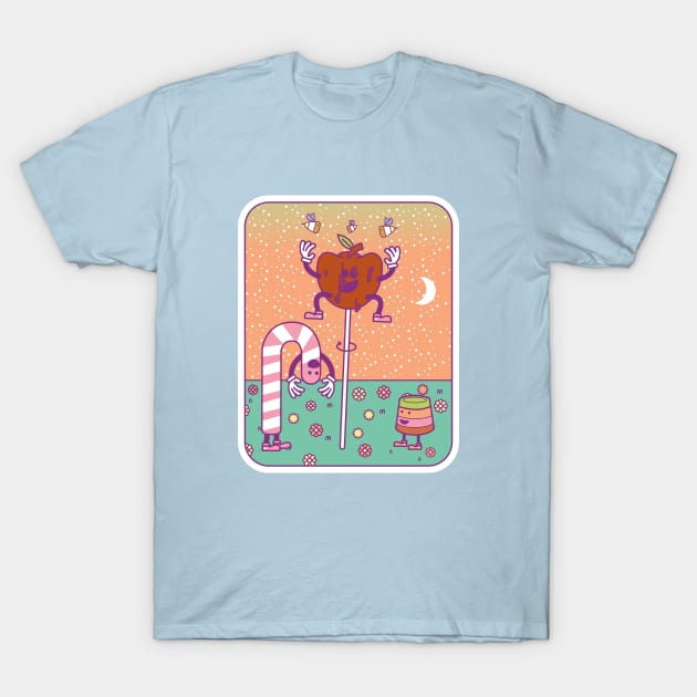 Spinning Candy Apple T-Shirt by Mended Arrow